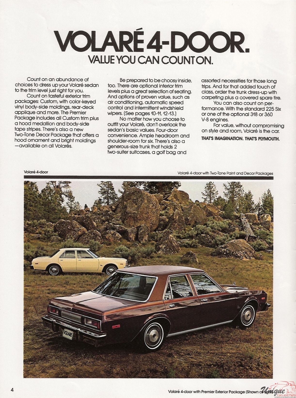 1979 Plymouth Volare Brochure Page 2